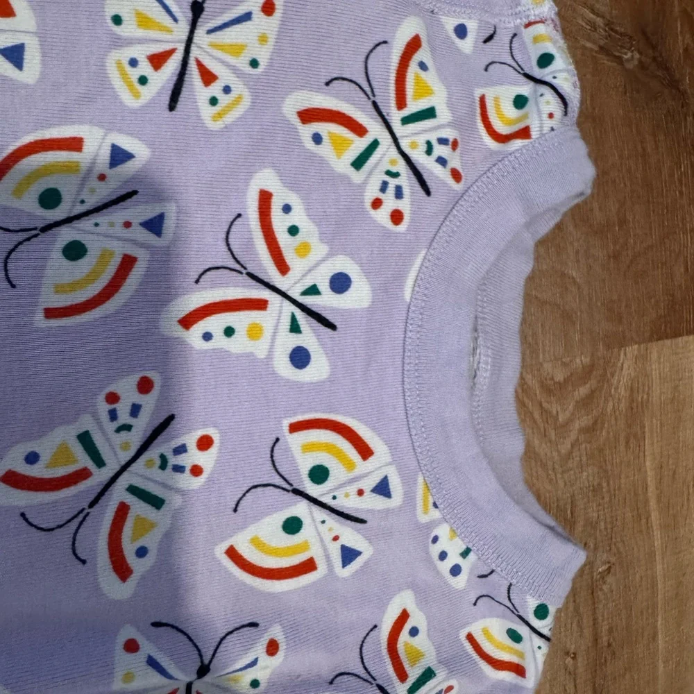 Purple butterfly PJ set